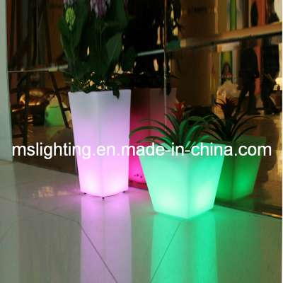 LI-Battery Remote WIFI Control LED Flowerpot LED Ice Bucket, LED Big Size Cylinder Bucket